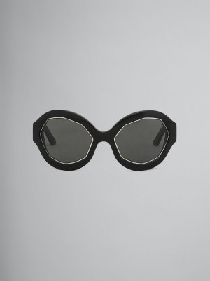 Marni Cumulus Cloud Acetate μαυρα | GRDFL66843