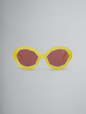 Marni Cumulus Cloud Acetate κίτρινα | SGRVO78385