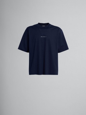Marni Logo T-shirt μαυρα | GRJVR24195