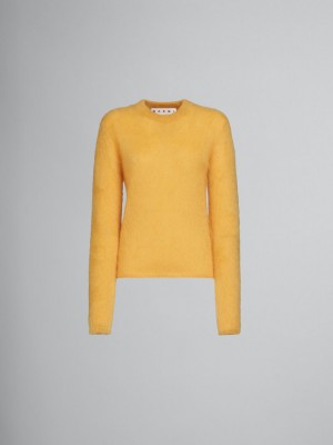 Marni Mohair And Μαλλί Jumper κίτρινα | YGRGT85798