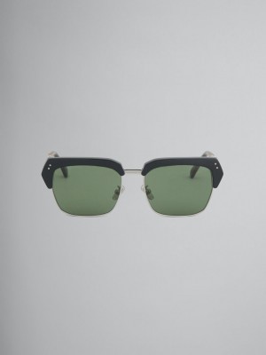 Marni Three Gorges Metal And Acetate πρασινο | YGRVQ35088