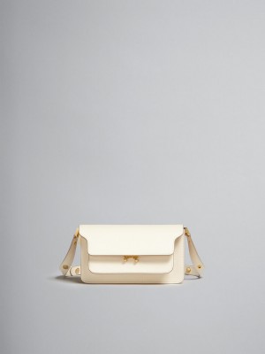 Marni Trunk Bag E/W δερματινα ασπρα | GRNZX14447