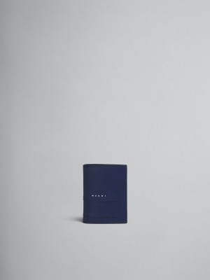 Marni δερματινα Bi-fold Wallet μπλε | MGRHR95904