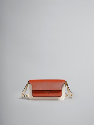 Marni δερματινα Ew Trunk Bag καφε | GREGJ16613