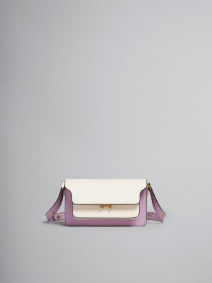 Marni δερματινα Ew Trunk Bag μωβ | GRJVR39015