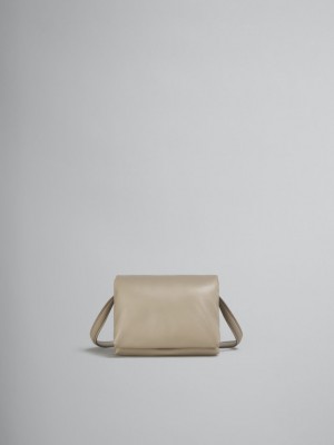Marni δερματινα Mini Pouch Μπεζ | QGRWA77053