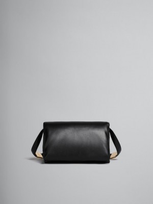 Marni δερματινα Prisma Shoulder Bag μαυρα | GRDYB16645