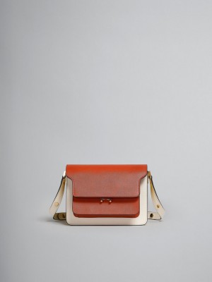 Marni δερματινα Trunk Bag καφε | ZGRMJ20752