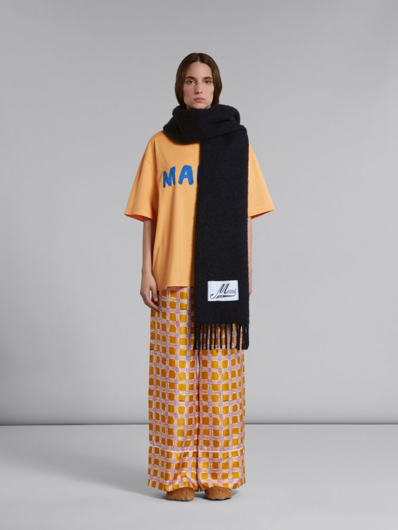Marni Alpaca Scarf μπλε | LGRSX61577