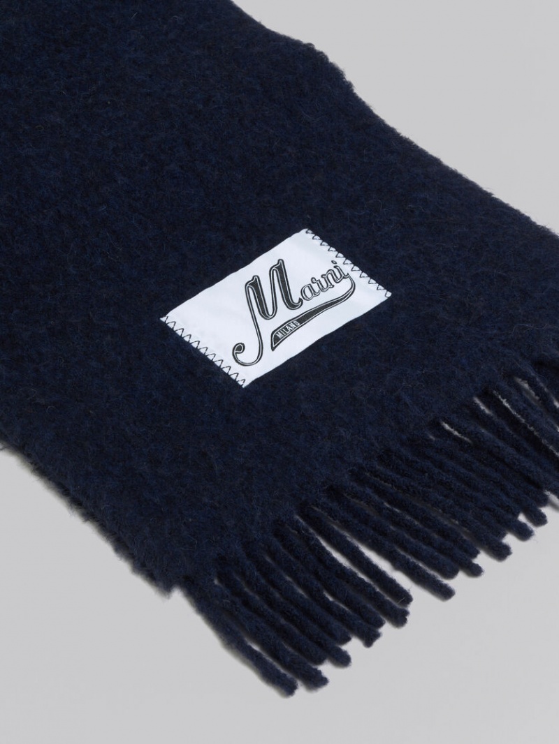 Marni Alpaca Scarf μπλε | LGRSX61577