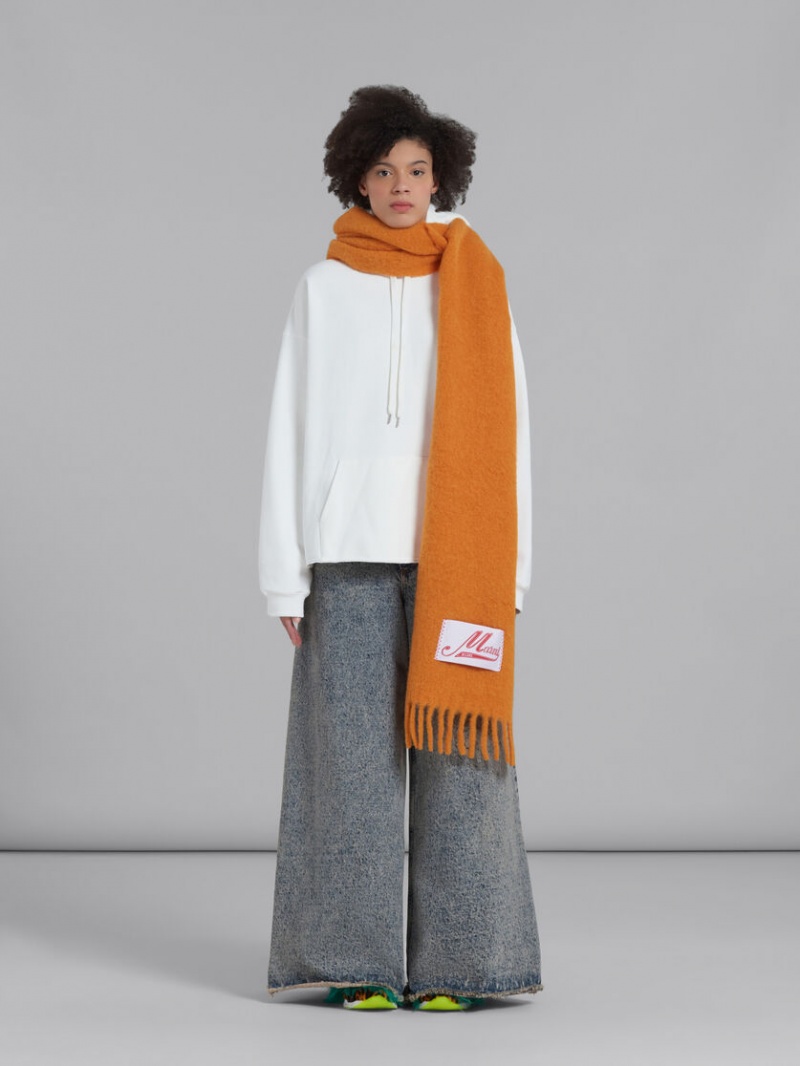 Marni Alpaca Scarf πορτοκαλι | XGRGW79605