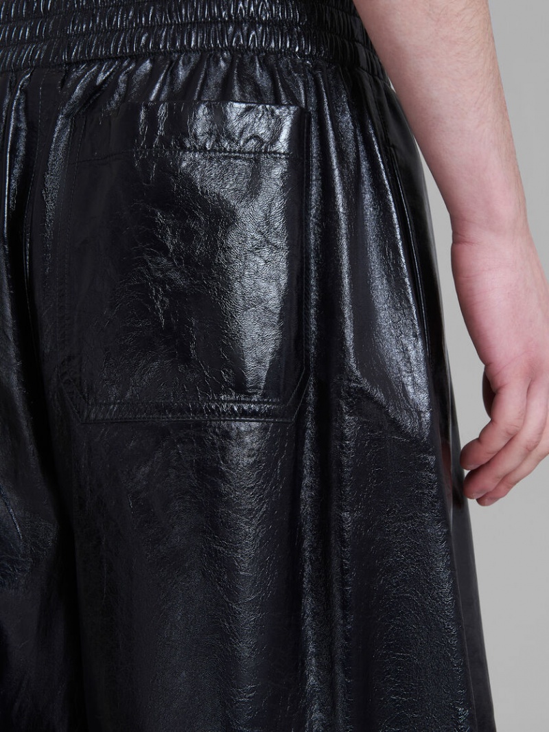 Marni Bermuda Shorts In Ultralight Naplak δερματινα μαυρα | BGRSO98673