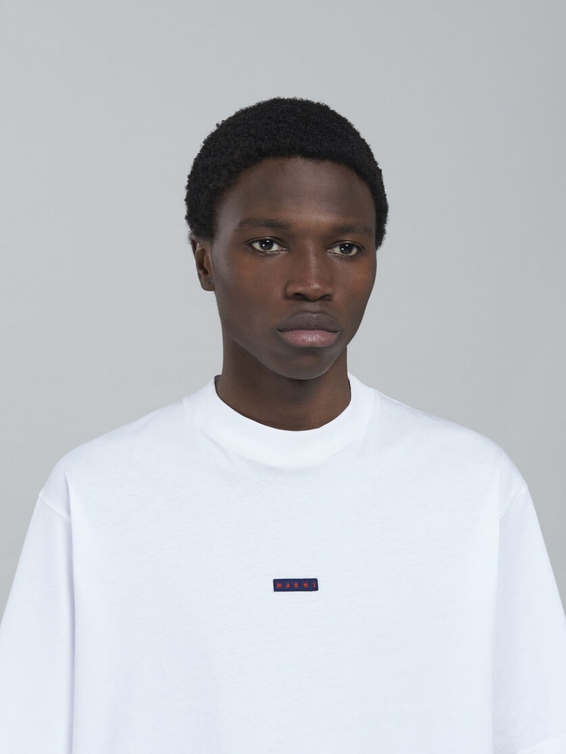 Marni Bio βαμβακερα Jersey T-shirt ασπρα | GRQAV27221