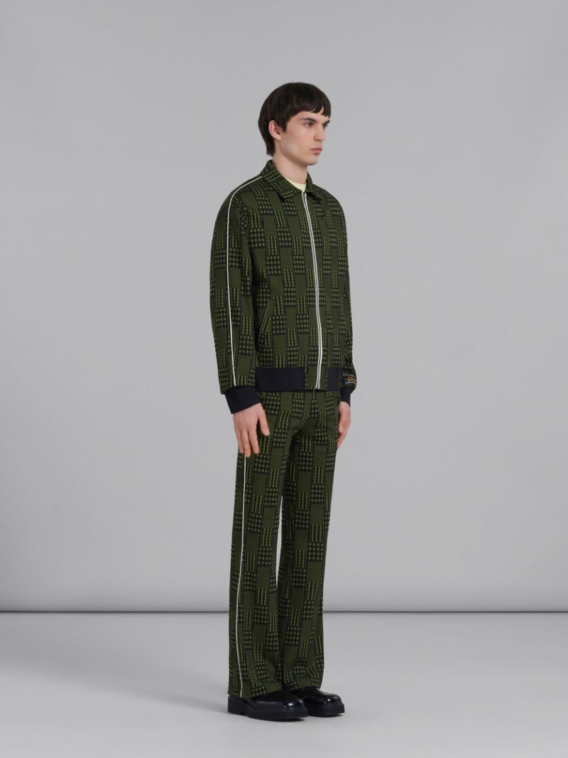 Marni Bio βαμβακερα T-shirt With Logo Stripes κίτρινα | XGRBH41875
