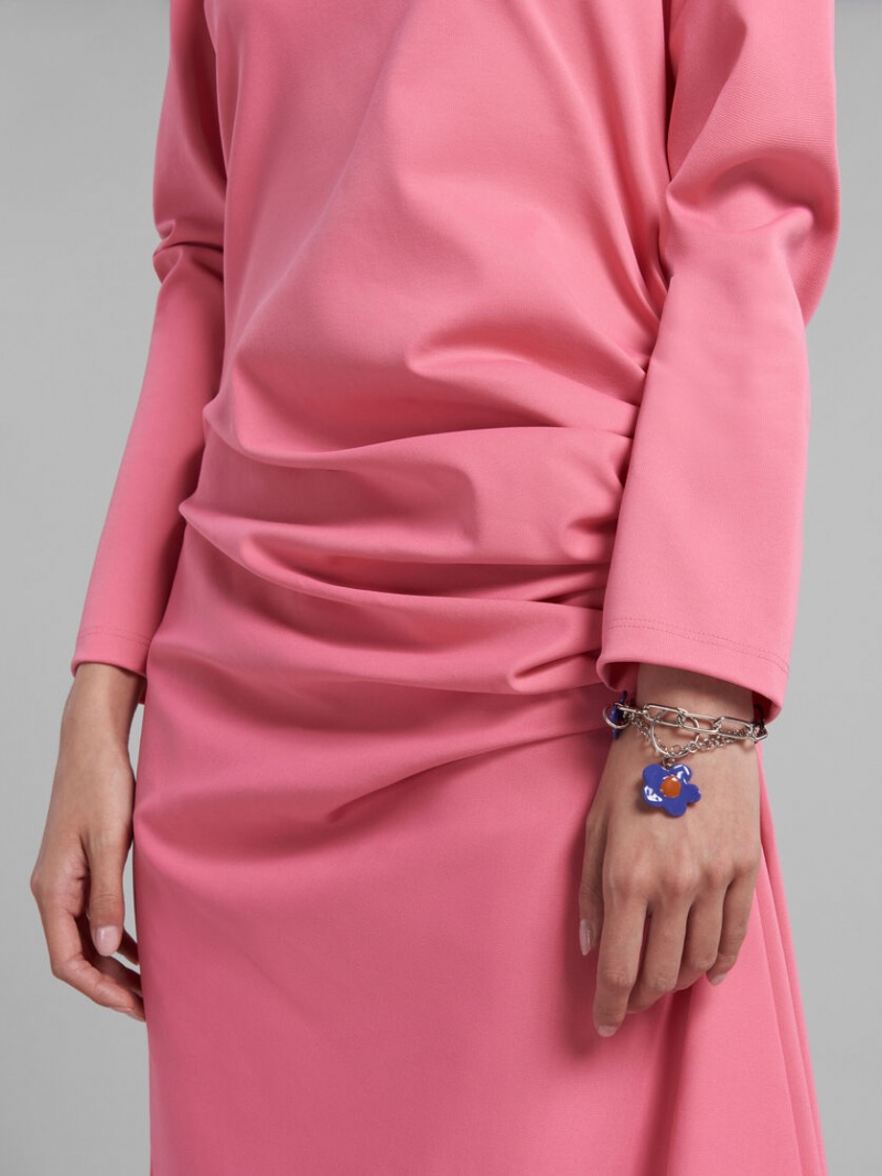 Marni Bracelet With Flowers μωβ | GRQAV81286