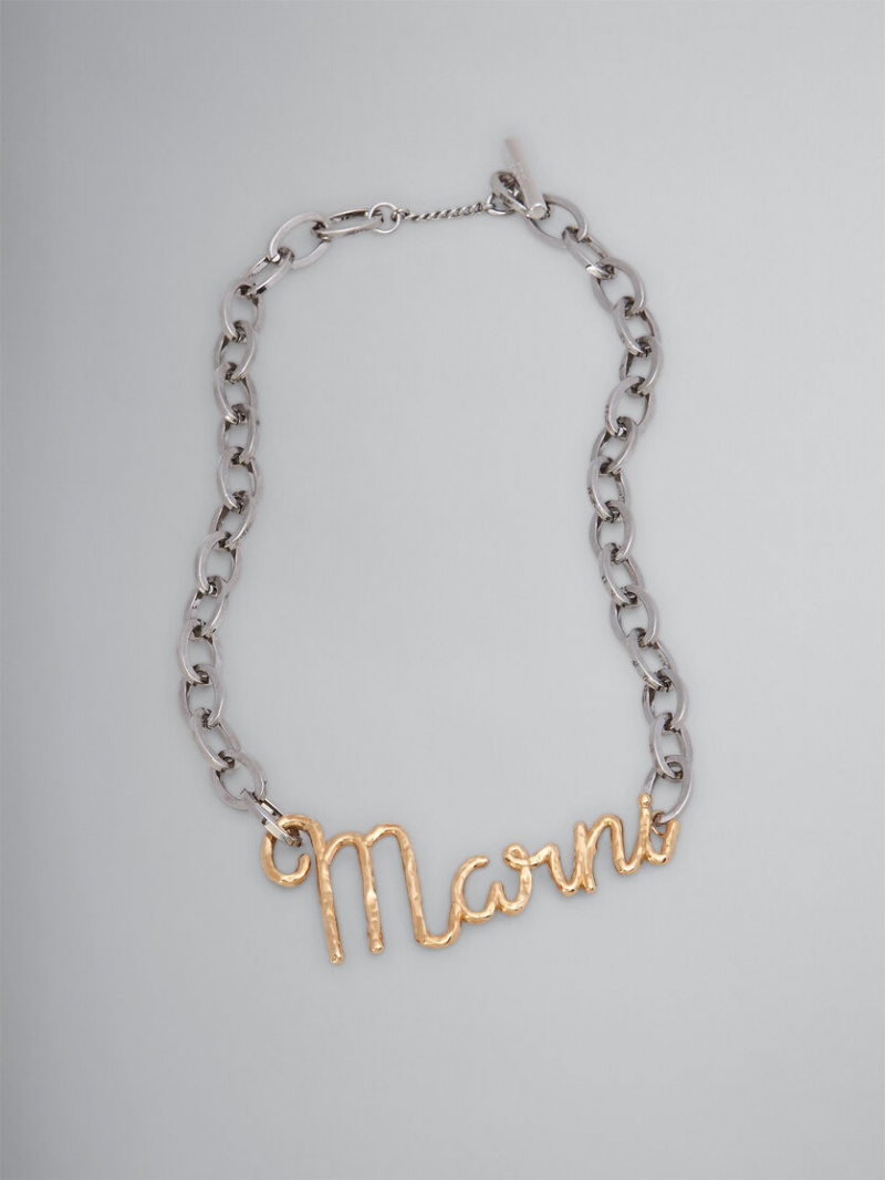 Marni Brass Marni Italic ασημι χρυσο χρωμα | GREAH81549