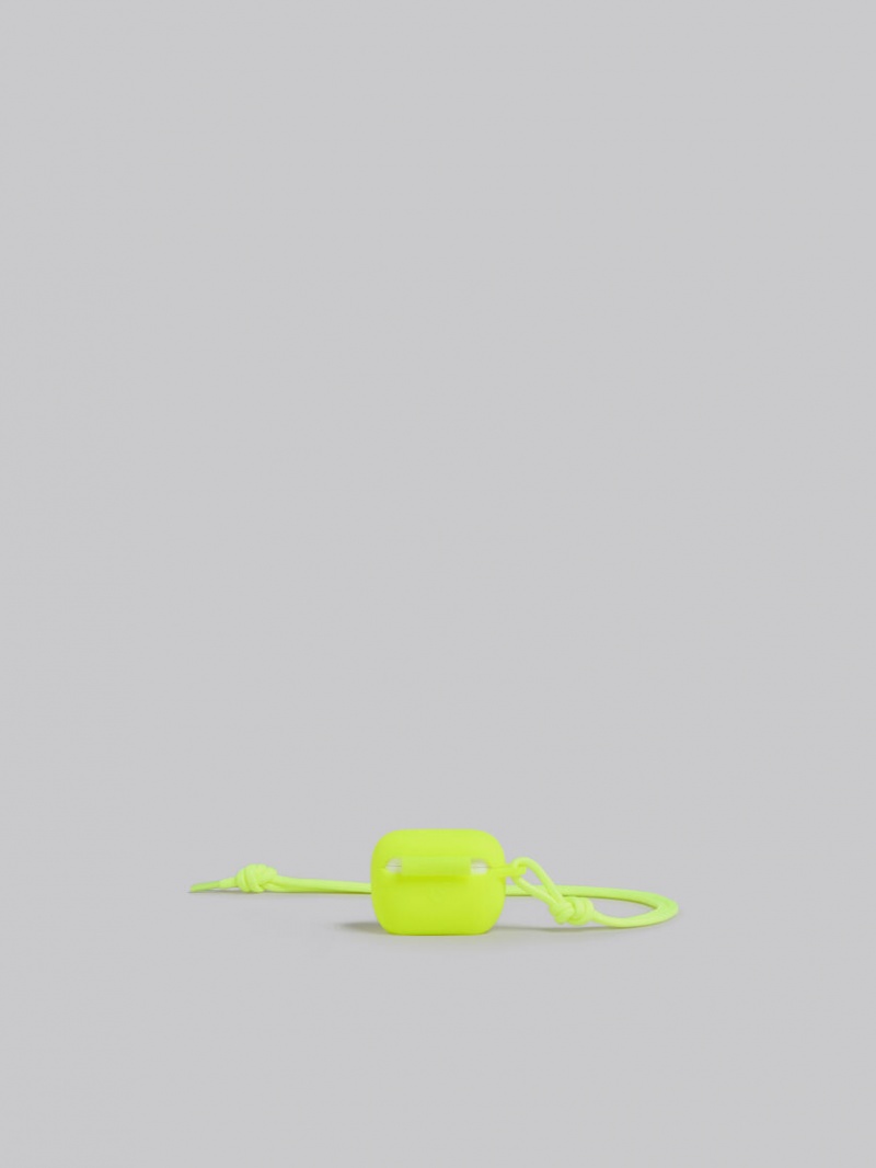 Marni Gummy Airpods Case κίτρινα | GRCVG92796