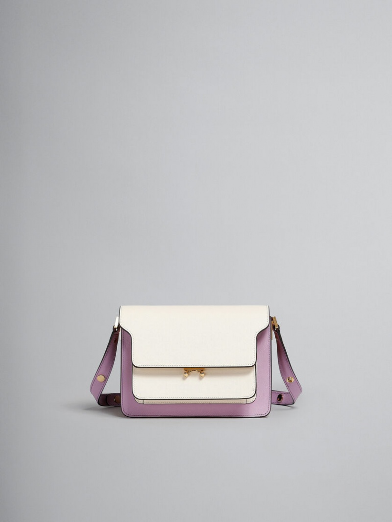 Marni Lilac Saffiano δερματινα Trunk Bag μωβ | SGRNY79680