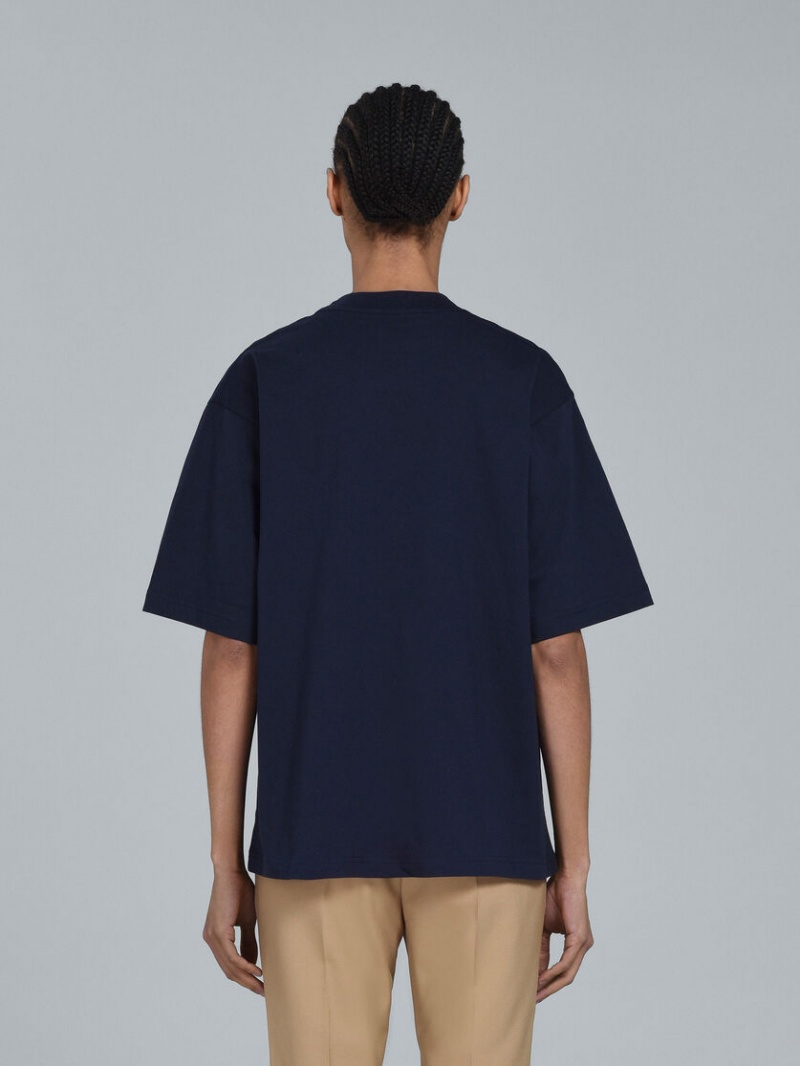 Marni Logo T-shirt μαυρα | GRJVR24195