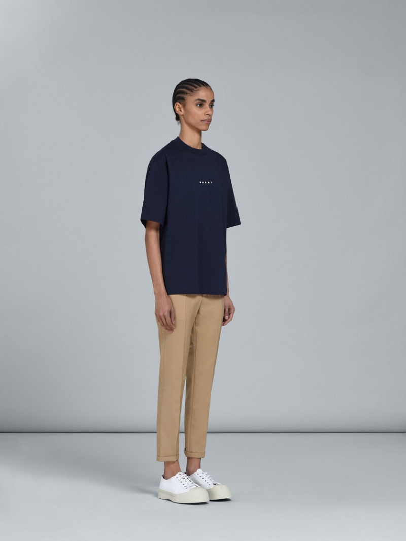 Marni Logo T-shirt μαυρα | GRJVR24195