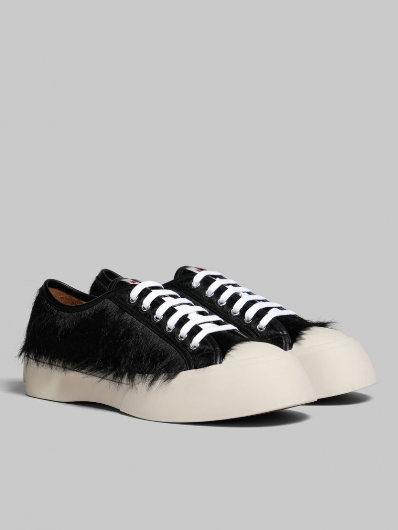 Marni Long-hair Calfskin Pablo Sneaker μαυρα | FGRUI25879