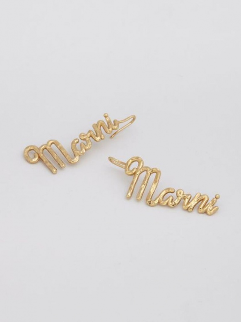 Marni Marni Italic Hook χρυσο χρωμα | MGRFT63303