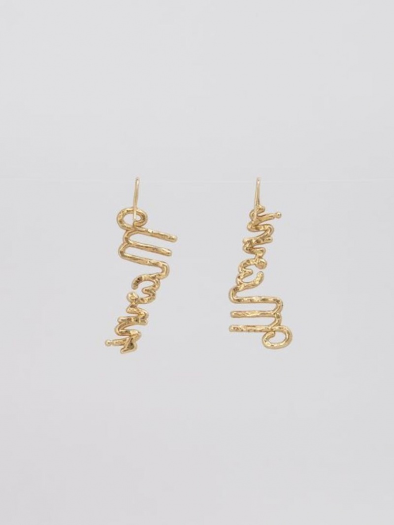 Marni Marni Italic Hook χρυσο χρωμα | MGRFT63303
