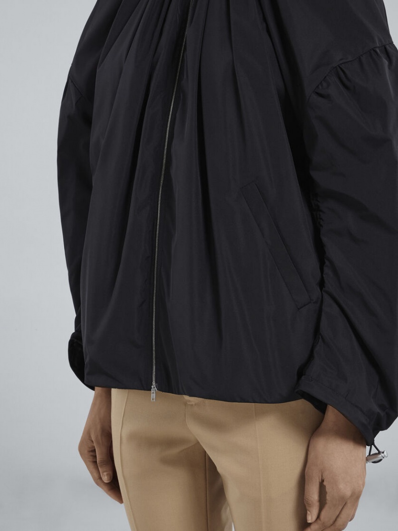 Marni Micro Faillle κοντο Jacket μαυρα | ZGRMJ85282