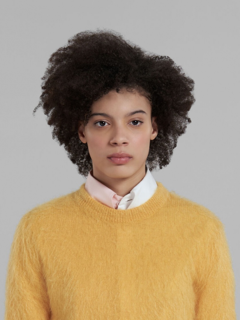 Marni Mohair And Μαλλί Jumper κίτρινα | YGRGT85798