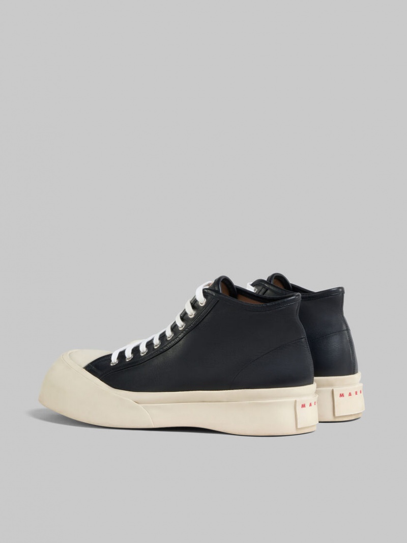 Marni Nappa δερματινα Pablo High-top Sneaker μαυρα | FGRHY85143