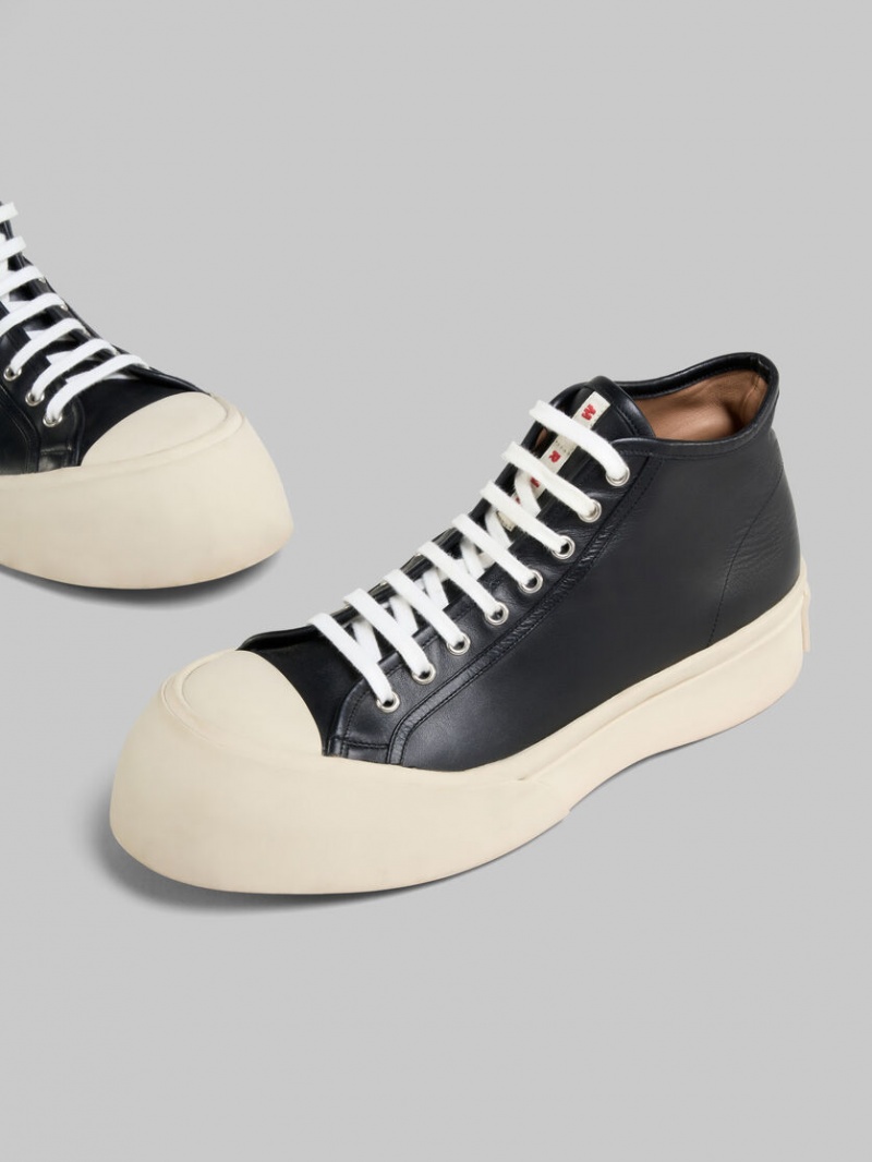 Marni Nappa δερματινα Pablo High-top Sneaker μαυρα | FGRHY85143