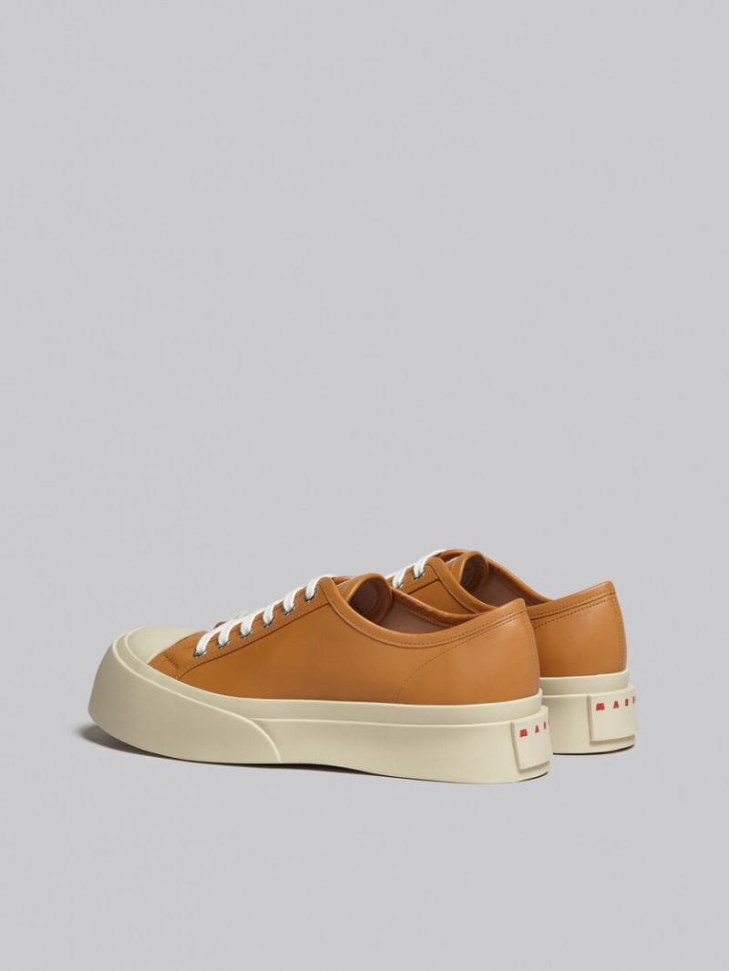 Marni Nappa δερματινα Pablo Sneaker καφε | LGRTR23560