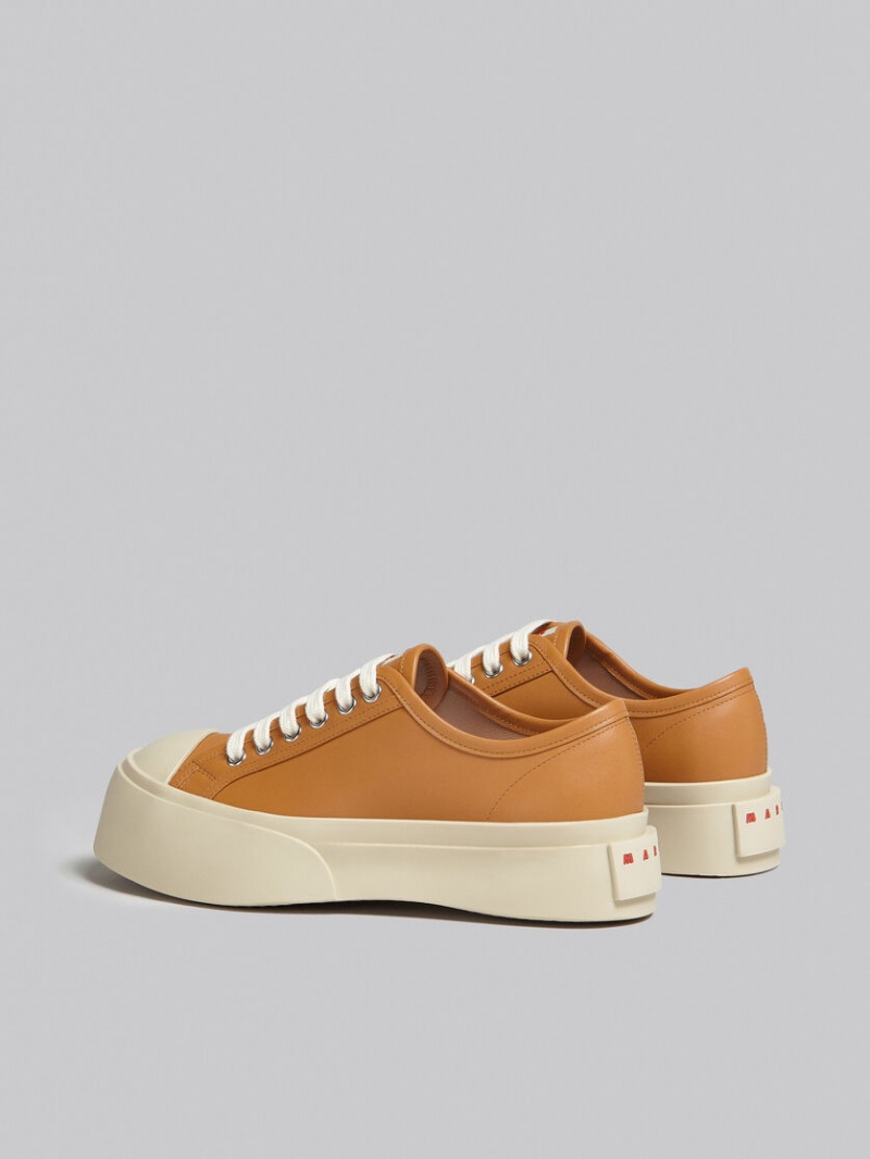Marni Nappa δερματινα Pablo δαντελα-up Sneaker καφε | GRQAV30275