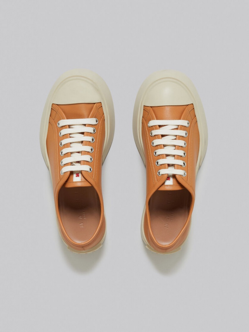 Marni Nappa δερματινα Pablo δαντελα-up Sneaker καφε | GRQAV30275