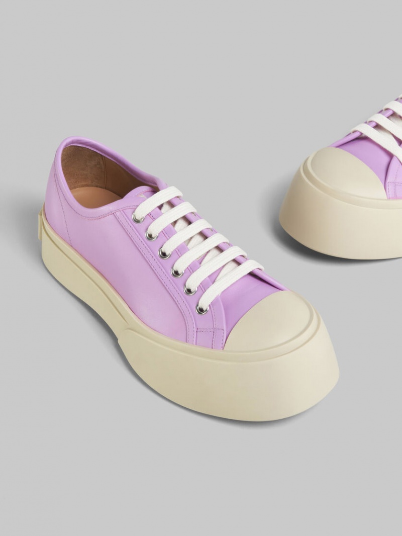 Marni Nappa δερματινα Pablo δαντελα-up Sneaker μωβ | GRXBR26520