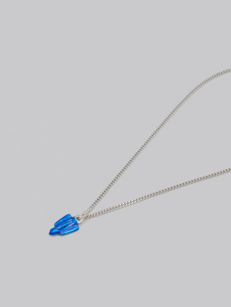 Marni Necklace With Space Ship Charm μπλε | GRNZX47670