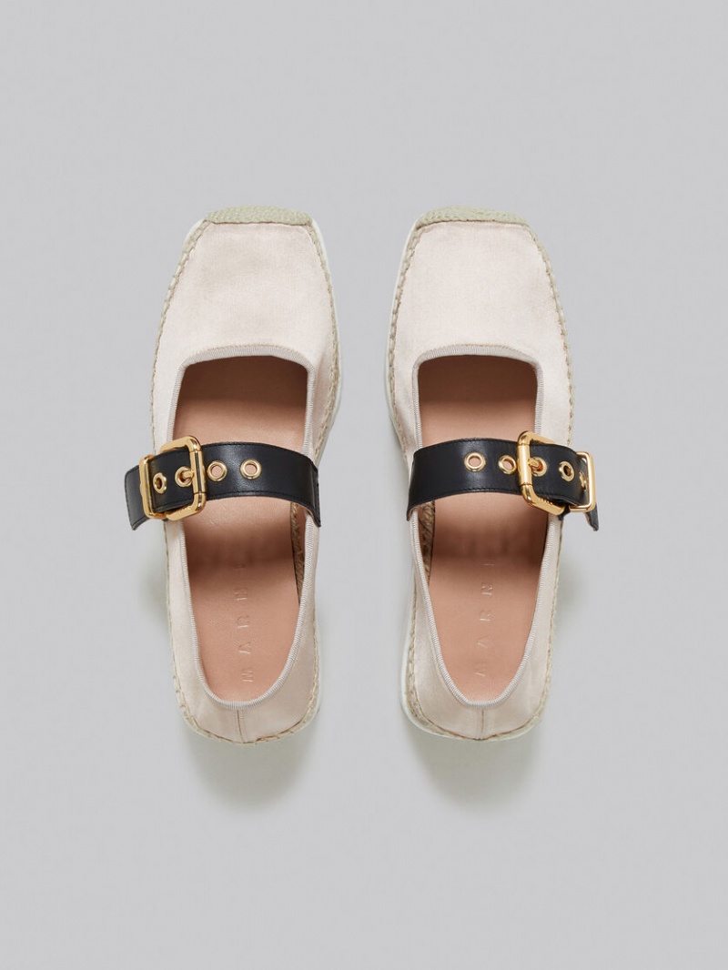 Marni Satin Petal Espadrillas ροζ | GRXBR45751