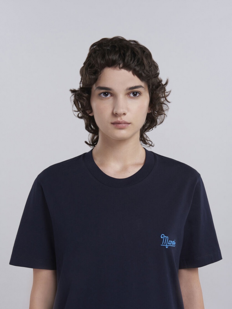 Marni Set Of 3 T-shirts In Bio βαμβακερα ασπρα | GRIIZ10349