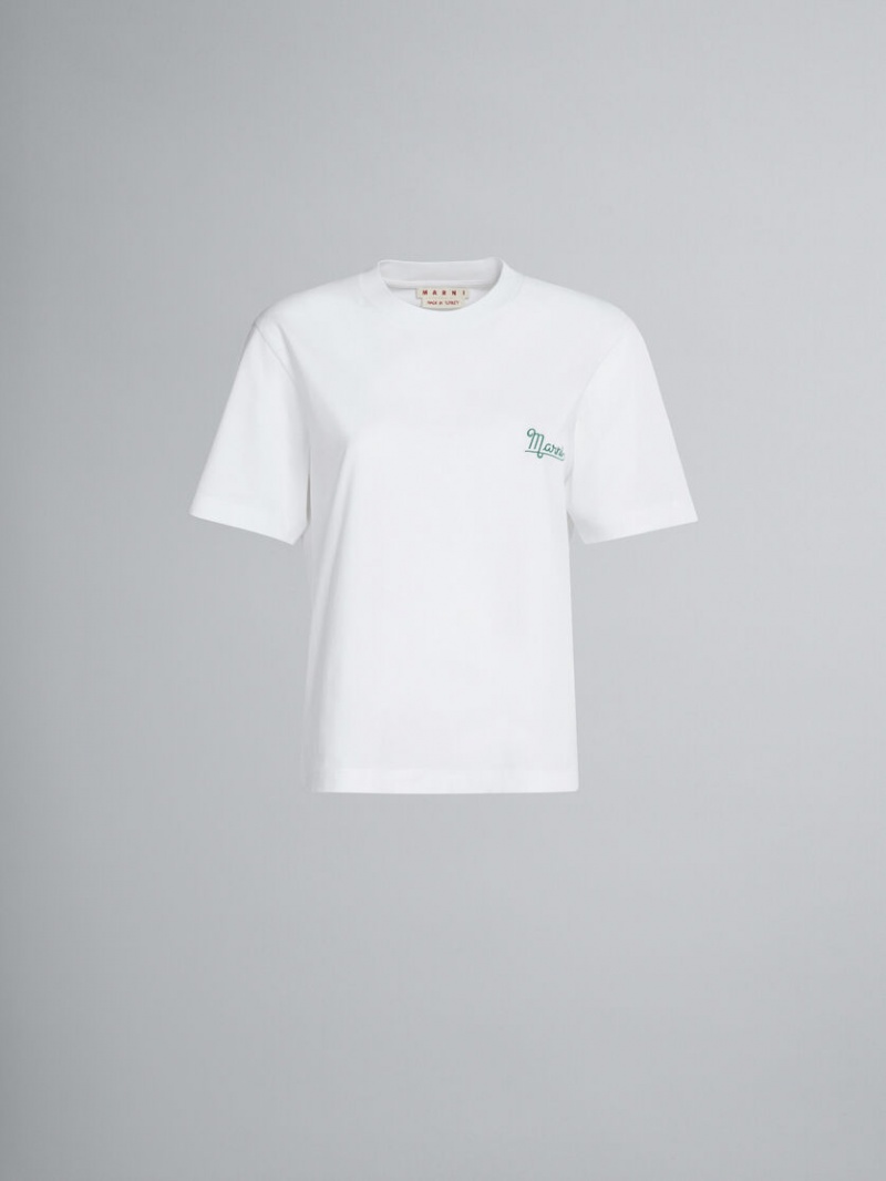 Marni Set Of 3 T-shirts In Bio βαμβακερα ασπρα | GRIIZ10349
