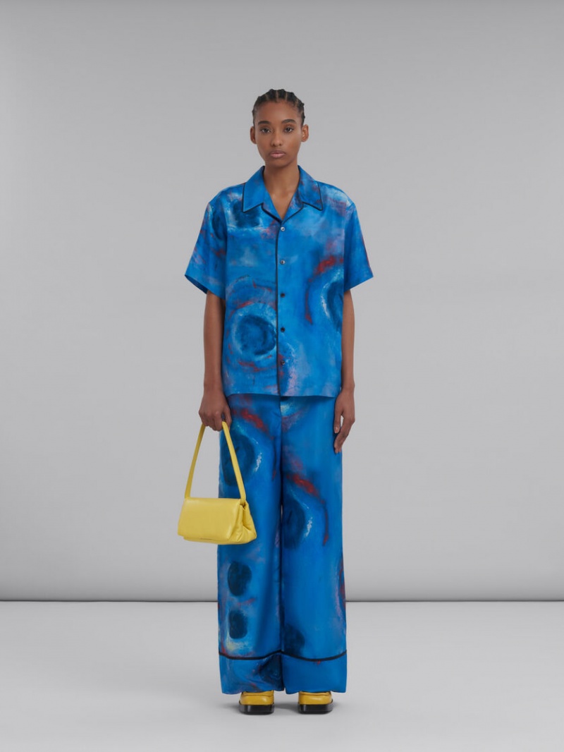 Marni Small Calfskin κίτρινα | GRQAV69530