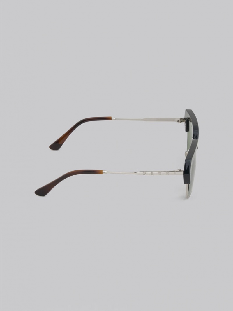 Marni Three Gorges Metal And Acetate πρασινο | ZGRMJ71506