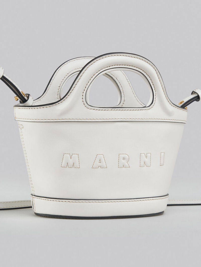 Marni Tropicalia Micro Bag δερματινα ασπρα | SGRVO21354