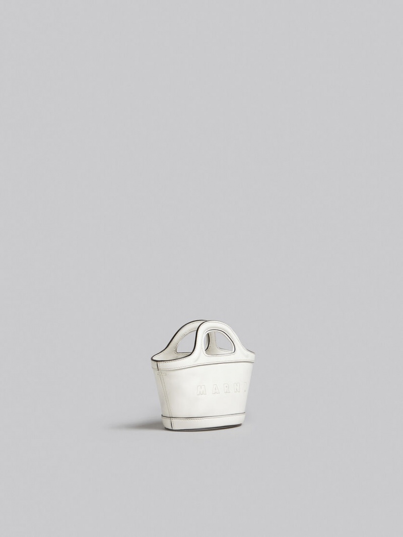 Marni Tropicalia Micro Bag δερματινα ασπρα | SGRVO21354