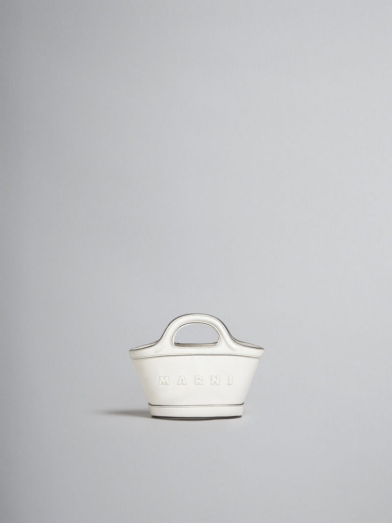 Marni Tropicalia Micro Bag δερματινα ασπρα | SGRVO21354