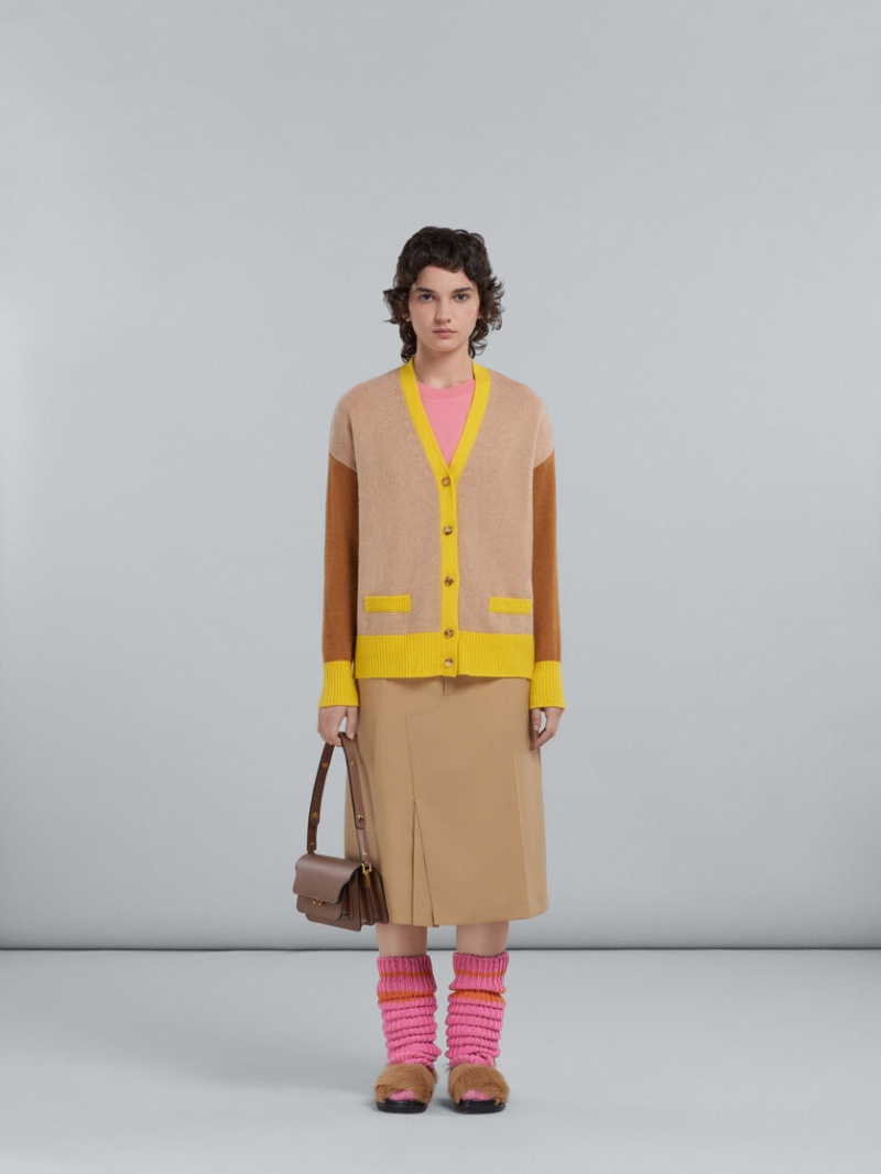 Marni Trunk Bag E/W In δερματινα καφε | GRICD42296