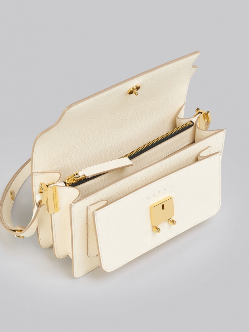 Marni Trunk Bag E/W δερματινα ασπρα | GRNZX14447