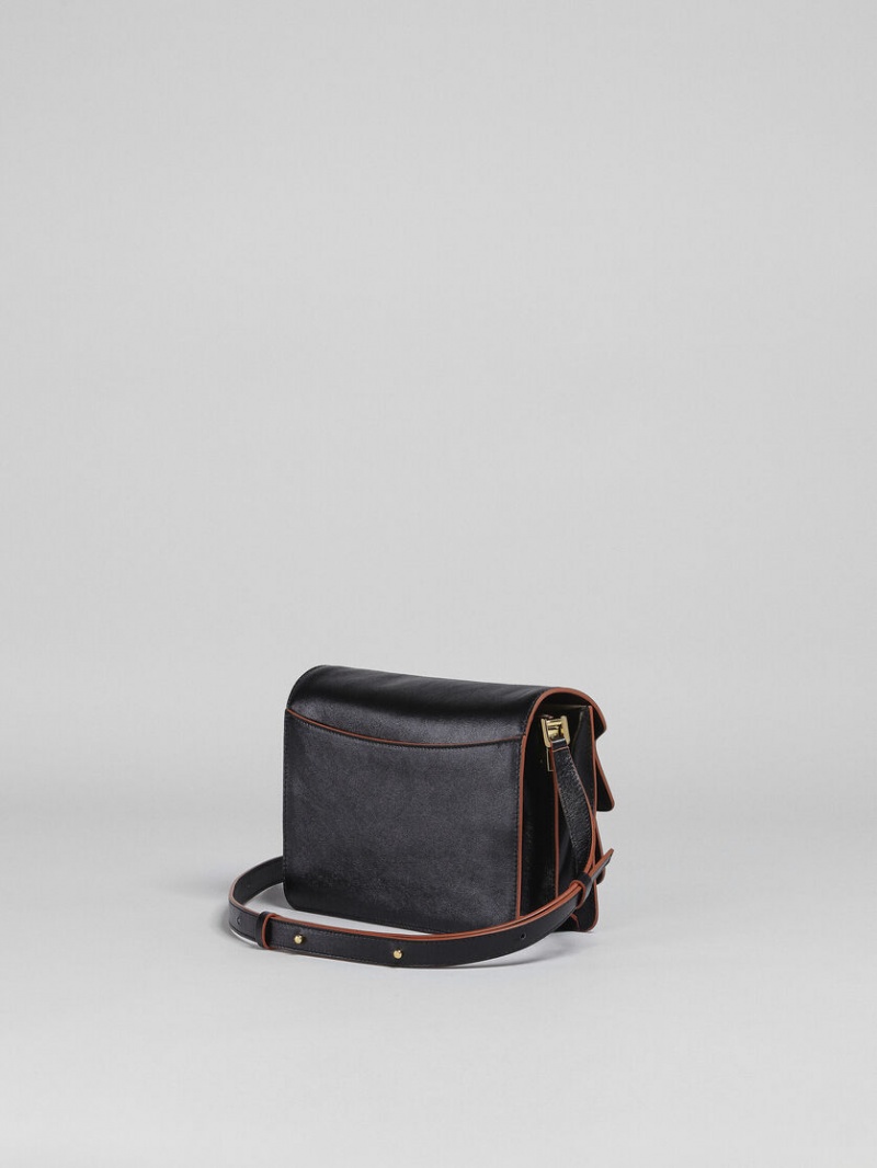 Marni Trunk Soft Medium Bag δερματινα μαυρα | XGRBH23290