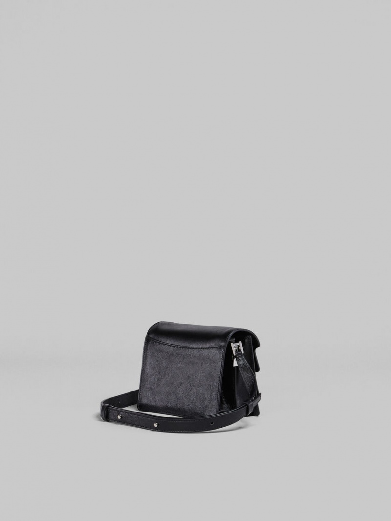 Marni Trunk Soft Mini Bag δερματινα μαυρα | AGRWC40187
