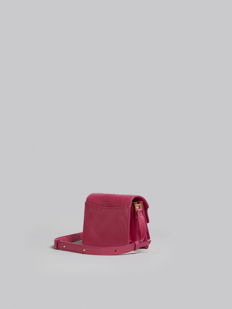 Marni Trunk Soft Mini Bag δερματινα φουξια | BGRSO26776