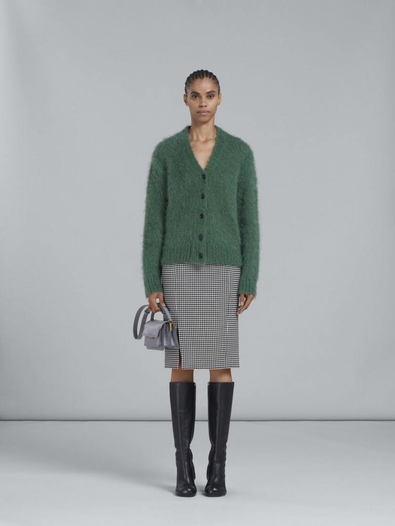 Marni Trunk Soft Mini Bag δερματινα γκρι | GRQAV90671